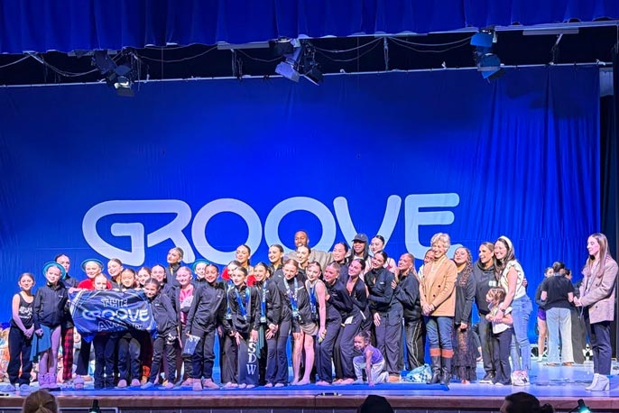 Dancers at Valentine Father Daughter Dance
